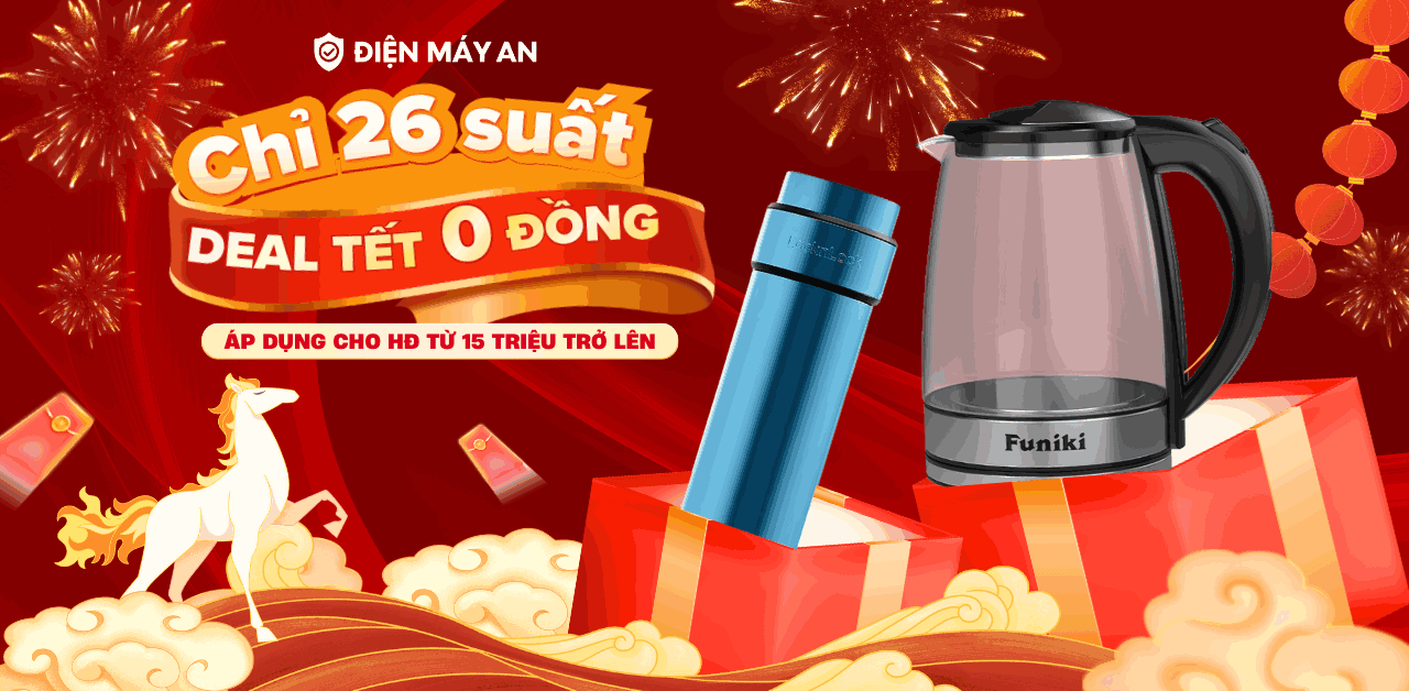 Chương trình khuyến mại Tết 2026: MÃ ĐÁO TẾT SANG - DEAL XỊN NGẬP TRÀN